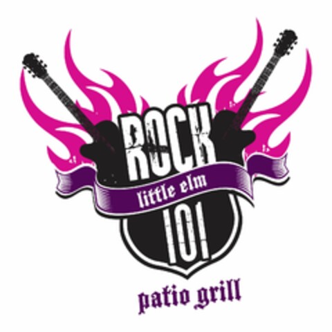 ROCK 101 PATIO GRILL LITTLE ELM Logo (USPTO, 22.01.2013)