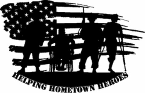 HELPING HOMETOWN HEROES Logo (USPTO, 06/27/2013)