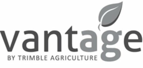 VANTAGE BY TRIMBLE AGRICULTURE Logo (USPTO, 05/21/2015)
