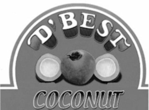 D' BEST COCONUT Logo (USPTO, 09/22/2015)