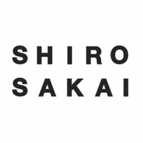 SHIRO SAKAI Logo (USPTO, 08.08.2016)