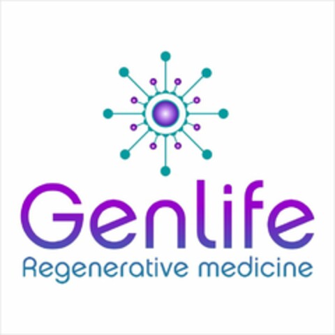 GENLIFE REGENERATIVE MEDICINE Logo (USPTO, 24.10.2016)