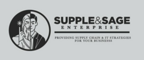 SUPPLE & SAGE ENTERPRISE PROVIDING SUPPLY CHAIN & IT STRATEGIES FOR YOUR BUSINESS Logo (USPTO, 07/05/2017)