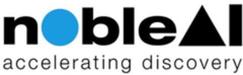 NOBLEAI ACCELERATING DISCOVERY Logo (USPTO, 03/21/2018)