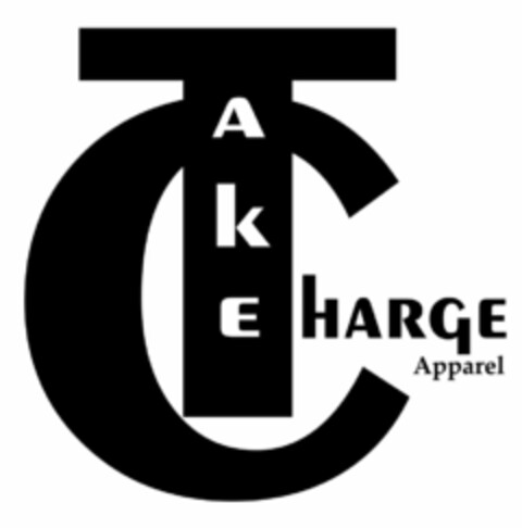 TAKE CHARGE APPAREL Logo (USPTO, 07/25/2018)
