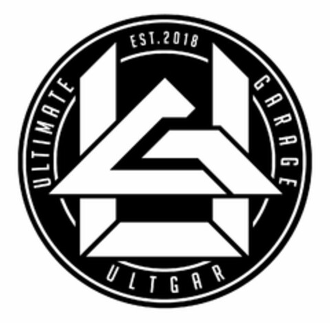 UG ULTIMATE EST. 2018 GARAGE ULTGAR Logo (USPTO, 04/17/2019)