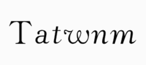 TATWNM Logo (USPTO, 28.05.2019)