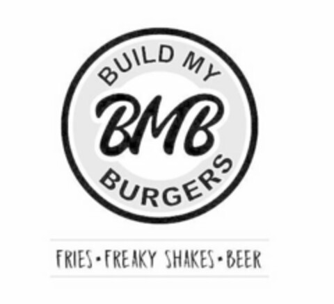 BMB BUILD MY BURGERS FRIES FREAKY SHAKES BEER Logo (USPTO, 21.04.2020)
