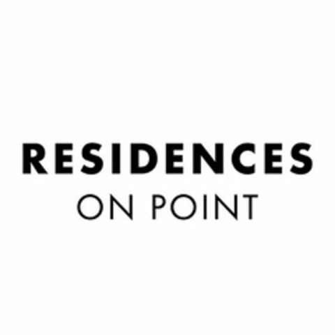 RESIDENCES ON POINT Logo (USPTO, 10.06.2020)