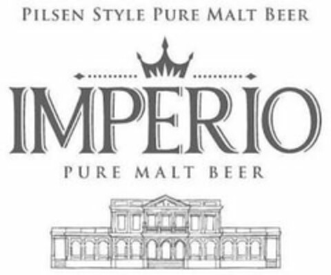 PILSEN STYLE PURE MALT BEER IMPERIO PURE MALT BEER Logo (USPTO, 11.06.2020)