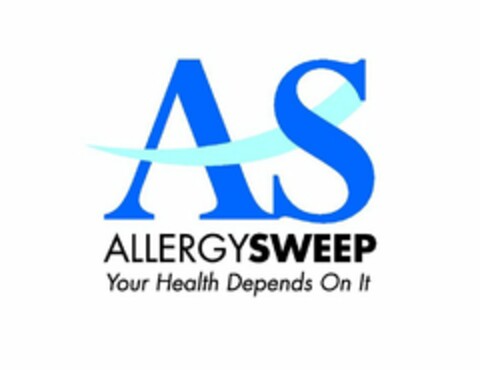 ALLERGY SWEEP YOUR HEALTH DEPENDS ON IT AS Logo (USPTO, 10.02.2009)