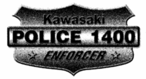 KAWASAKI POLICE 1400 ENFORCER Logo (USPTO, 06/09/2009)