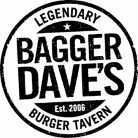 BAGGER DAVE'S LEGENDARY BURGER TAVERN EST. 2006 Logo (USPTO, 11.09.2010)