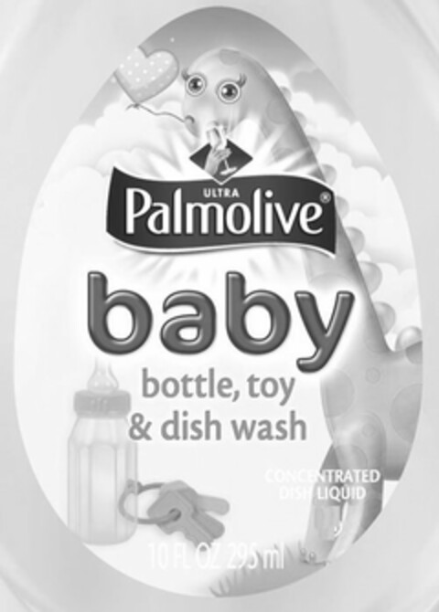 ULTRA PALMOLIVE BABY BOTTLE, TOY & DISH WASH Logo (USPTO, 11.01.2011)