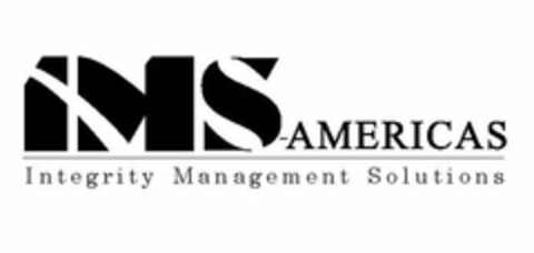 IMS-AMERICAS INTEGRITY MANAGEMENT SOLUTIONS Logo (USPTO, 18.01.2011)