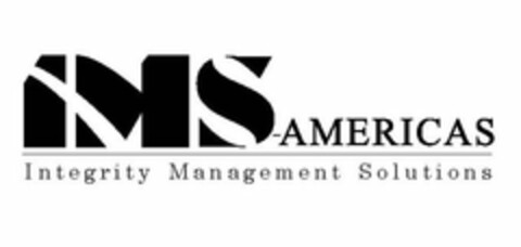 IMS-AMERICAS INTEGRITY MANAGEMENT SOLUTIONS Logo (USPTO, 01/18/2011)