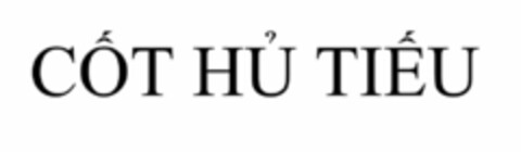 CÔT HU TIÊU Logo (USPTO, 03/26/2011)