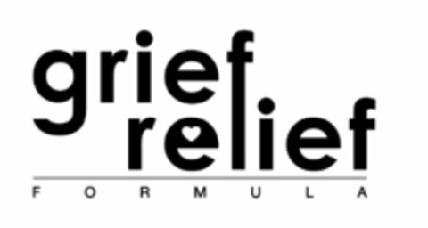 GRIEF RELIEF FORMULA Logo (USPTO, 06.07.2011)