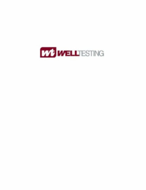 WT WELLTESTING Logo (USPTO, 20.12.2011)