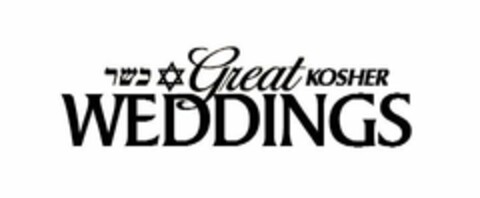 GREAT KOSHER WEDDINGS Logo (USPTO, 28.12.2011)