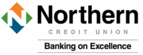 N NORTHERN CREDIT UNION BANKING ON EXCELLENCE Logo (USPTO, 07/16/2012)