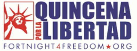 QUINCENA POR LA LIBERTAD FORTNIGHT4FREEDOMORG Logo (USPTO, 18.07.2013)