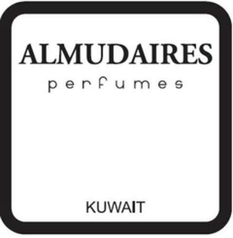 ALMUDAIRES PERFUMES KUWAIT Logo (USPTO, 26.11.2013)