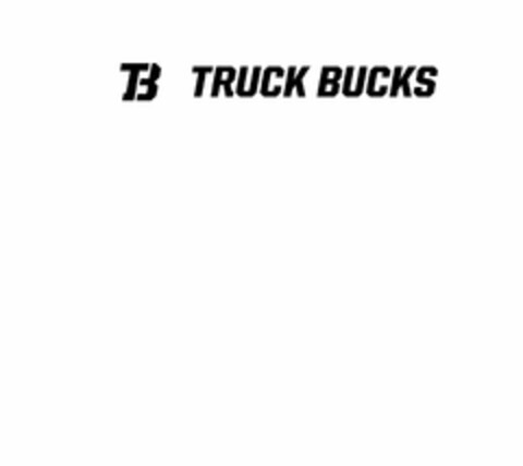 TB TRUCK BUCKS Logo (USPTO, 10.01.2014)