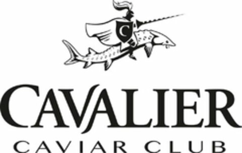 C CAVALIER CAVIAR CLUB Logo (USPTO, 27.03.2014)