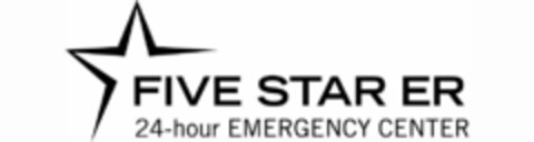 FIVE STAR ER 24-HOUR EMERGENCY CENTER Logo (USPTO, 07.06.2014)