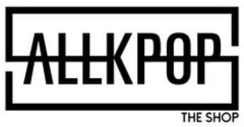 ALLKPOP THE SHOP Logo (USPTO, 03/24/2015)