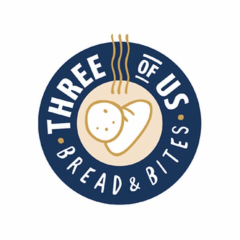 THREE OF US BREAD & BITES Logo (USPTO, 08.12.2015)