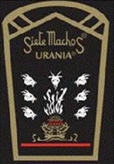 SIETE MACHOS URANIA Logo (USPTO, 23.03.2016)