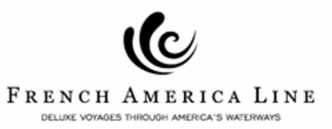 FRENCH AMERICA LINE DELUXE VOYAGES THROUGH AMERICA'S WATERWAYS Logo (USPTO, 11.04.2016)