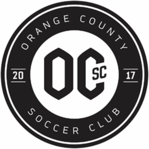 ORANGE COUNTY SOCCER CLUB OCSC 2017 Logo (USPTO, 05.01.2017)