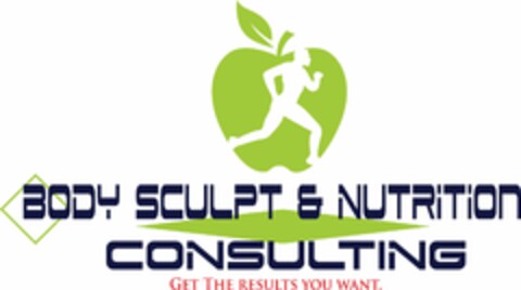 BODY SCULPT & NUTRITION CONSULTING, GETTHE RESULTS YOU WANT. Logo (USPTO, 10.04.2017)