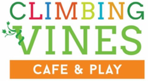 CLIMBING VINES CAFE & PLAY Logo (USPTO, 31.01.2018)