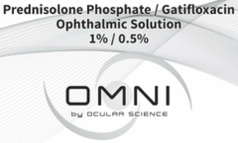 PREDNISOLONE PHOSPHATE / GATIFLOXACIN OPHTHALMIC SOLUTION 1% / 0.5% OMNI BY OCULAR SCIENCE Logo (USPTO, 07.03.2018)