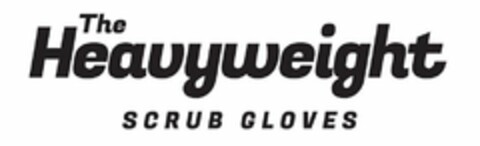 THE HEAVYWEIGHT SCRUB GLOVES Logo (USPTO, 16.07.2018)