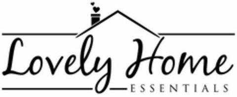 LOVELY HOME ESSENTIALS Logo (USPTO, 10/08/2018)