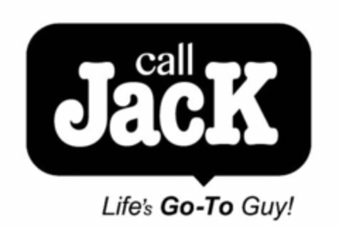 CALL JACK LIFE'S GO-TO GUY! Logo (USPTO, 19.12.2018)