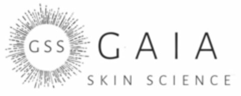 GSS GAIA SKIN SCIENCE Logo (USPTO, 14.01.2019)