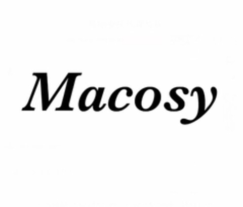 MACOSY Logo (USPTO, 04/22/2019)