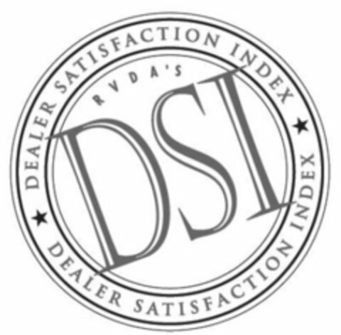 RVDA'S DSI DEALER SATISFACTION INDEX DEALER SATISFACTION INDEX Logo (USPTO, 08.10.2019)