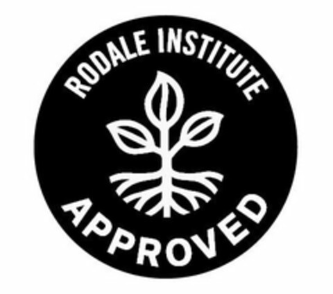 RODALE INSTITUTE APPROVED Logo (USPTO, 10/18/2019)