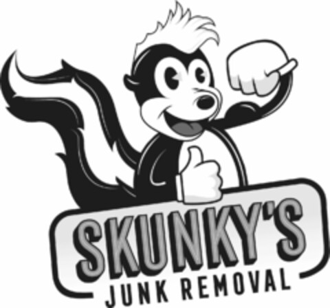 SKUNKY'S JUNK REMOVAL Logo (USPTO, 12.12.2019)