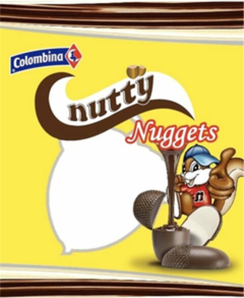 COLOMBINA NUTTY NUGGETS N Logo (USPTO, 23.10.2009)