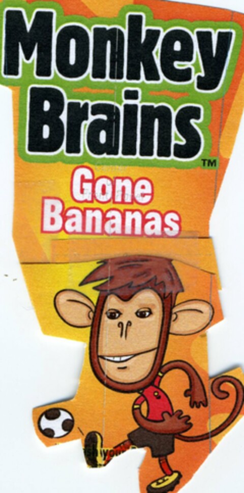 MONKEY BRAINS GONE BANANAS Logo (USPTO, 06.10.2010)