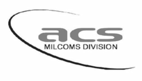 ACS MILCOMS DIVISION Logo (USPTO, 04/02/2011)