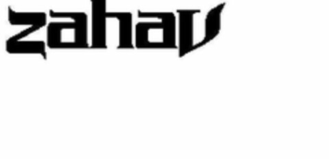 ZAHAV Logo (USPTO, 25.05.2011)